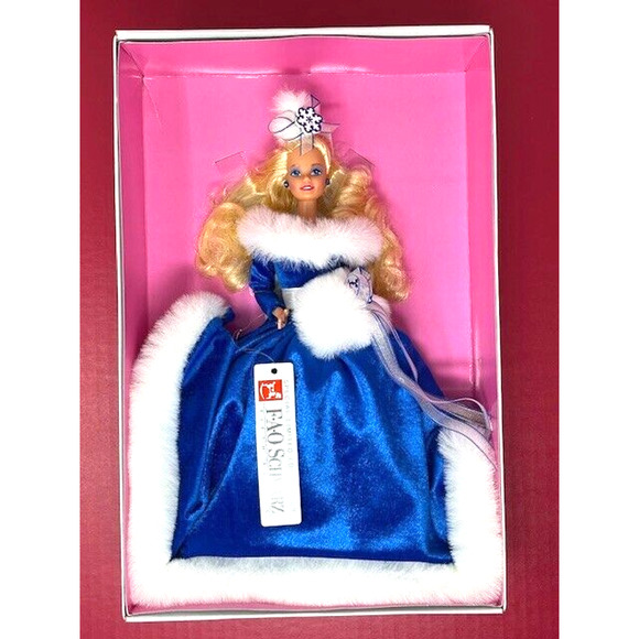 Winter Fantasy Barbie 1990 FAO Schwarz Exclusive Limited Edition Mattel #5946 - Picture 3 of 6